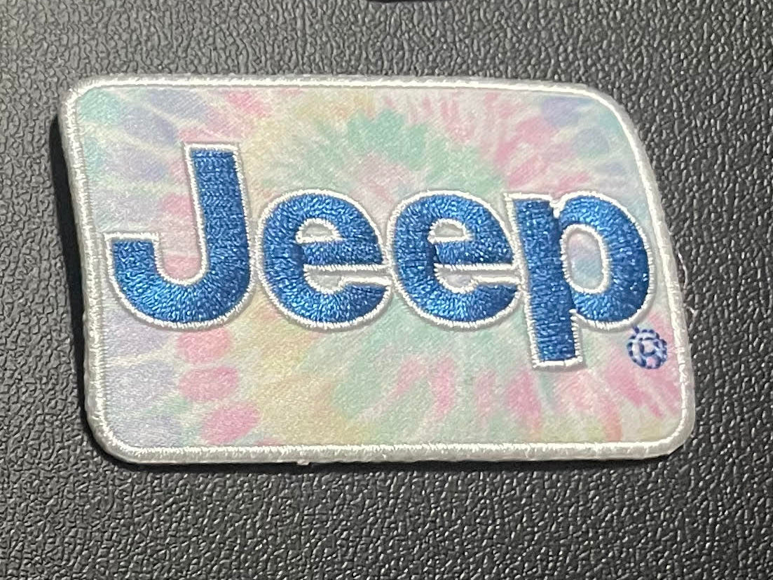 Tie Dye Jeep Patch