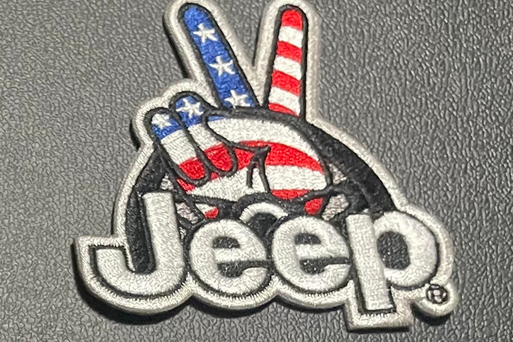 USA Peace Jeep Patch