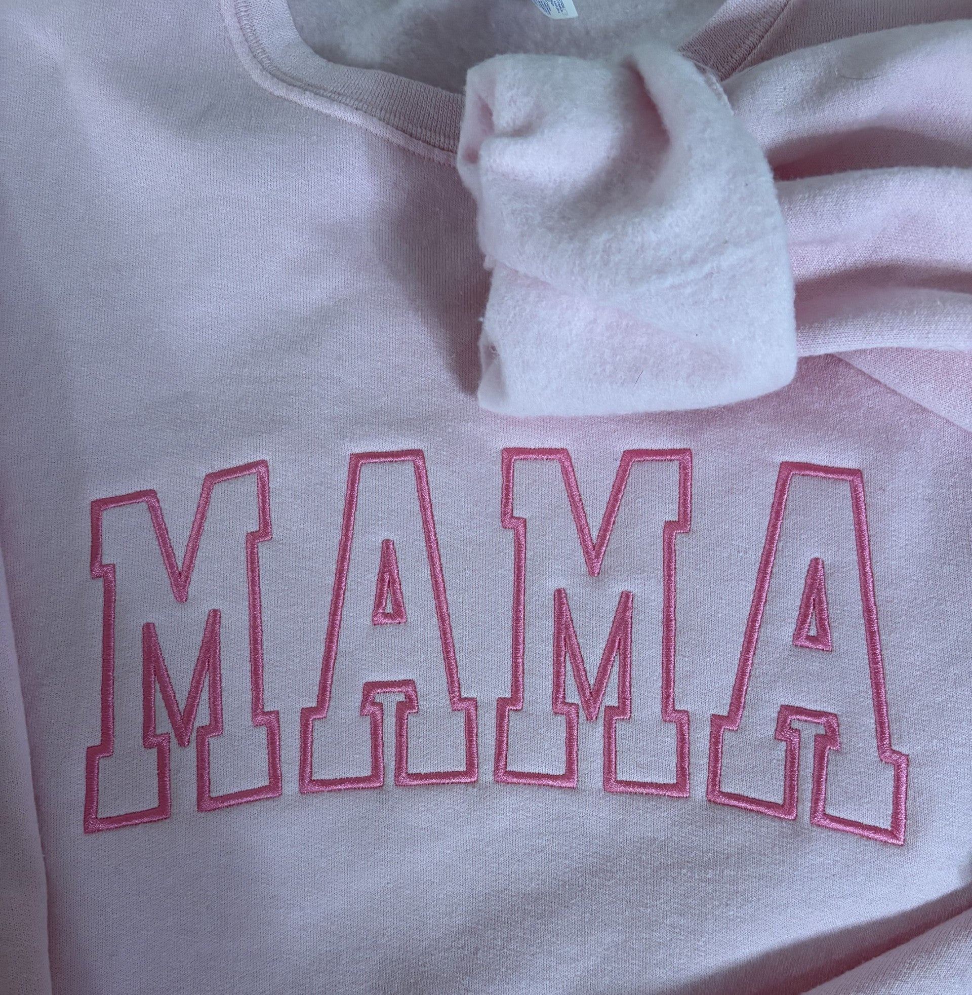 MAMA/SIDE LACE BOW SWEATSHIRT